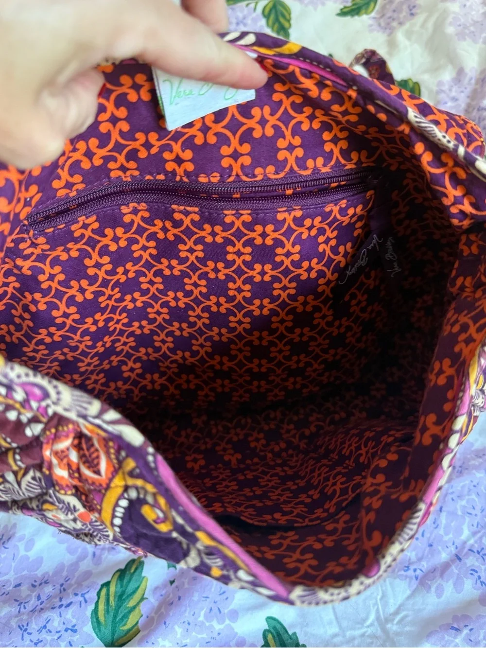 Vera Bradley Quilted Crossbody Bag in “Safari Sunset”